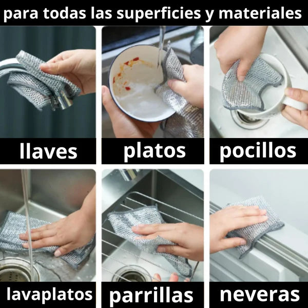 PAÑOS MAGICOS DE LIMPIEZA 12 UNIDADES